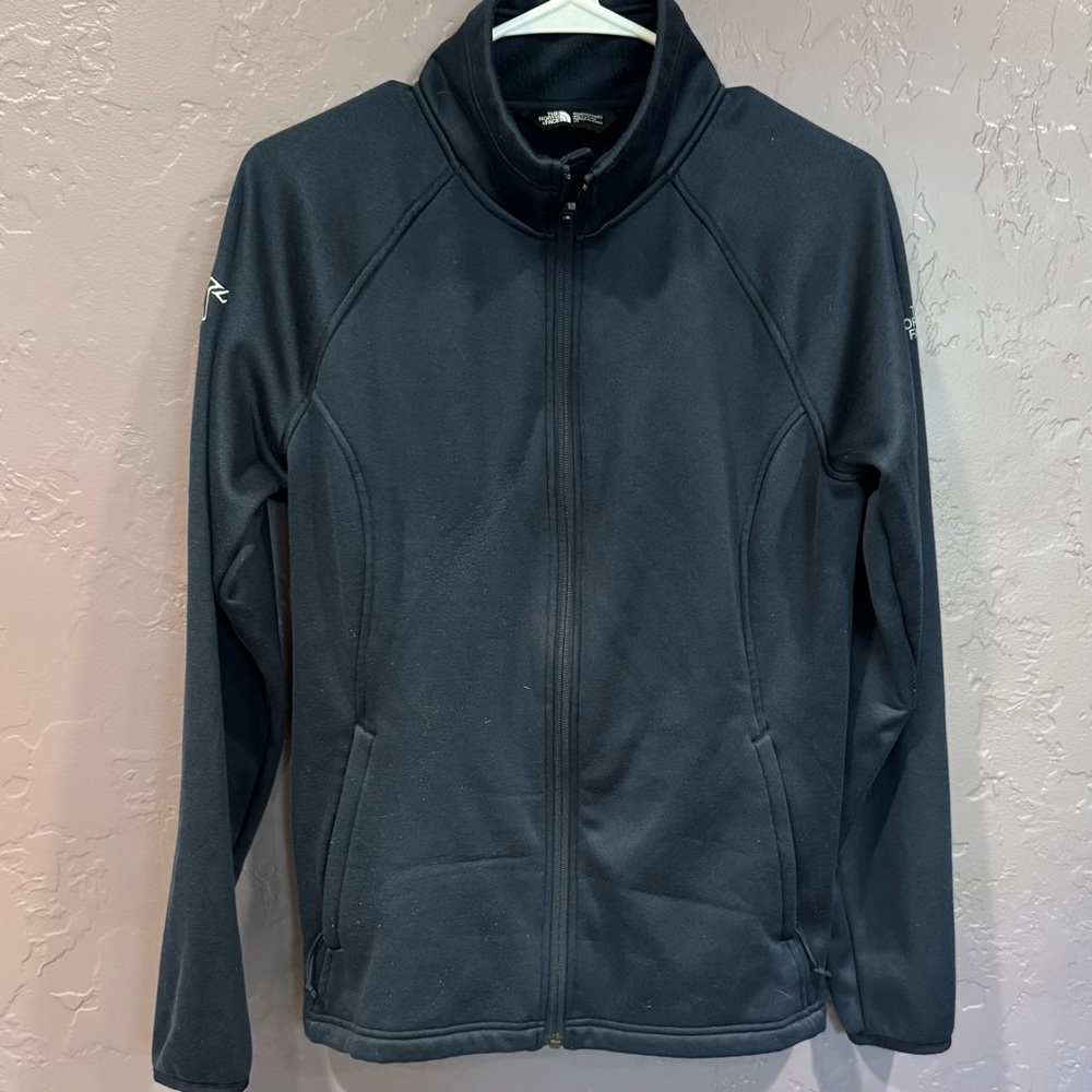 The North Face Women's Dark Blue Full Zip Sweatshirt - L
